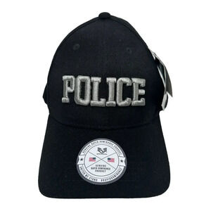Rapid Dominance Police Hat Black Baseball Cap S/M United We Stand R82 NWT